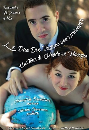 Affiche de Duo Dix vagues | Un tour du monde en musique