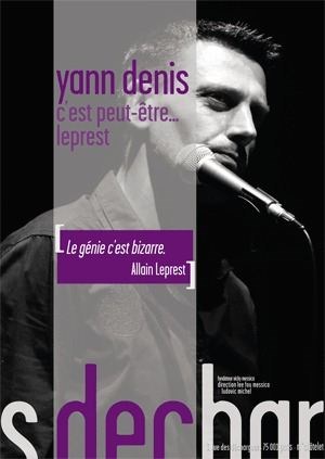 Affiche de C'est peut-être... Leprest