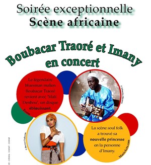 Affiche de Boubacar Traoré + Imany