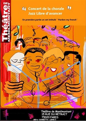 Affiche de Concert de la Chorale jazz Libre d'avancer