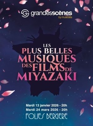 Affiche de Les Plus Belles Musiques des Films de Miyazaki | Paris