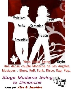 Affiche de Stage Rock Moderne