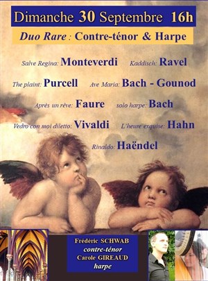 Affiche de Duo Rare : Contre-ténor & Harpe