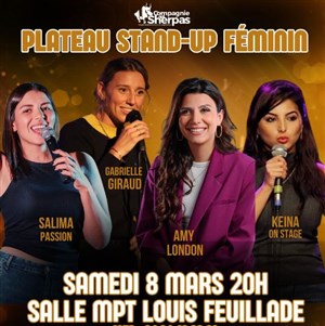 Affiche de Plateau stand-up féminin