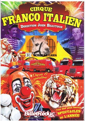 Affiche de Cirque Franco-Italien | - Cherbourg