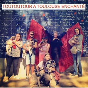 Affiche de Visite guidée : Toutoutour à Toulouse enchantée | par Veronica Antonelli