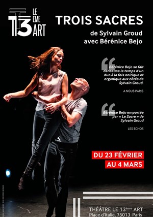 Affiche de Trois Sacres | Avec Bérénice Bejo et Sylvain Groud