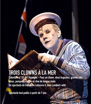 Affiche de Trois clowns à la mer