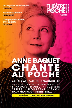 Anne Baquet chante au Poche