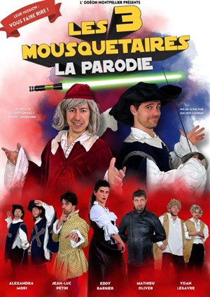 Les trois mousquetaires, la parodie