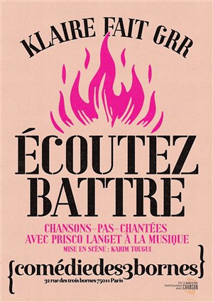 Klaire fait Grr dans Ecoutez battre
