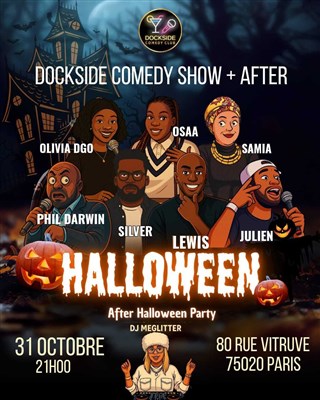 Event Dockside Comedy Show | Spécial Halloween Cover Image