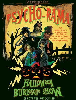 Event Halloween Burlesque Show : Psycho-Rama Cover Image