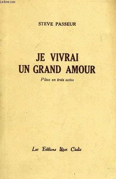 Photo Je vivrai un grand amour