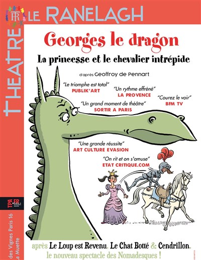 Photo Georges le Dragon, la princesse et le chevalier intrépide