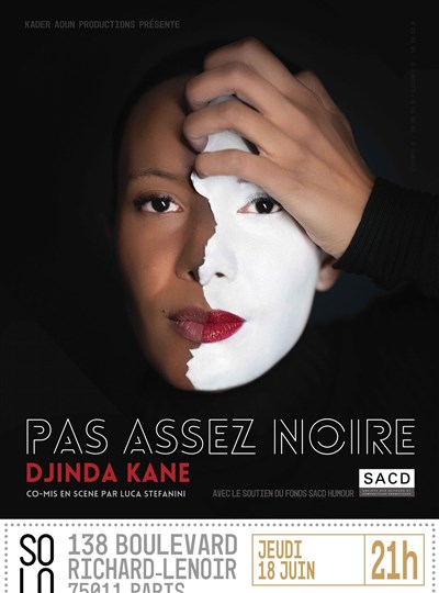 Photo Djinda Kane dans Pas Assez Noire
