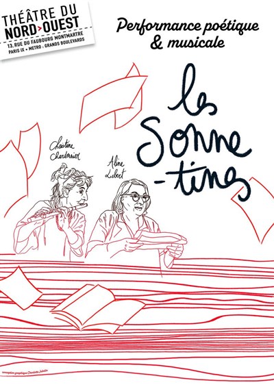 Photo Les Sonnetines, performance musicale poétique par Christine Chardonnier & Aline Lebert