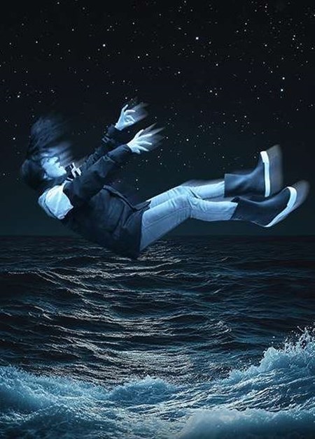 Photo Une femme à la mer