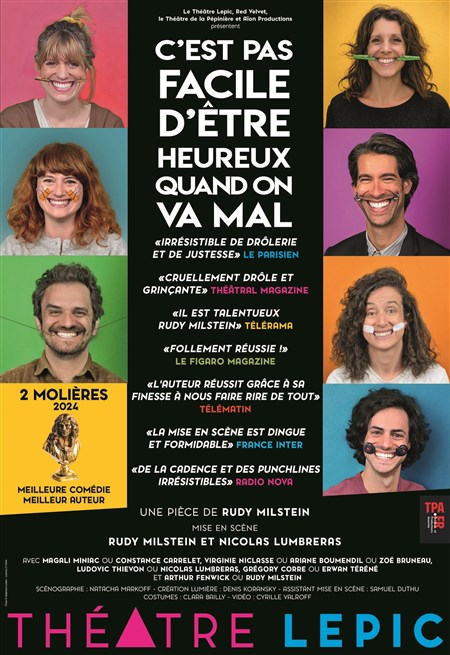 Photo C'est pas facile d'être heureux quand on va mal