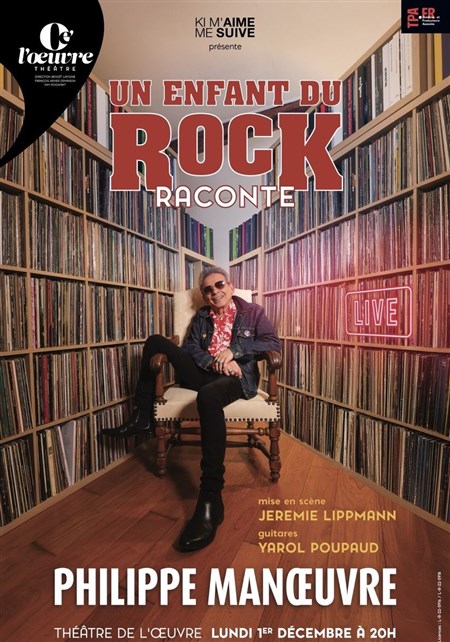 Photo Un enfant du rock raconte avec Philippe Manoeuvre