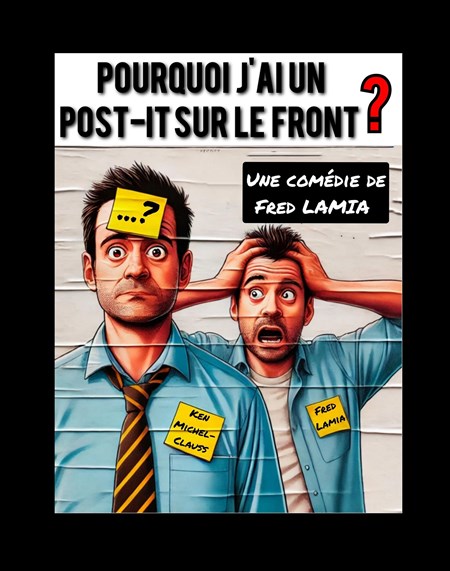 Photo Pourquoi j'ai un post-it sur le front ?