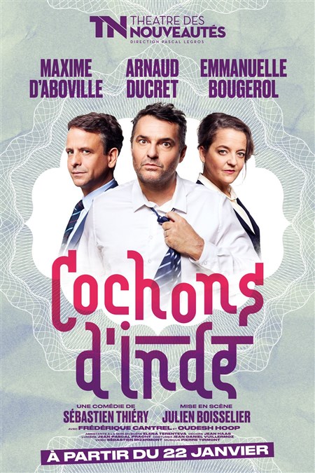 Photo Cochons d'Inde avec Arnaud Ducret