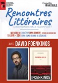 Rencontres littéraires | avec David Foenkinos