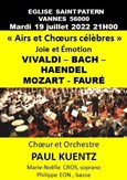 Paul Kuentz, Choeur & orchestre | Vannes