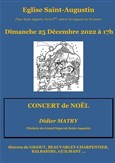 Concert de Noël à Saint-Augustin
