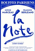 La Note avec Sophie Marceau et François Berléand Théâtre des 2 Anes