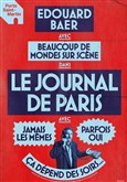 Edouard Baer et Beaucoup de mondes sur Scène dans Le Journal de Paris Le Grand Point Virgule - Salle Apostrophe