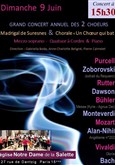 Grand concert annuel de 2 choeurs + soprano solo & cordes