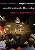 Stage théâtre improvisation week-end novembre Paris