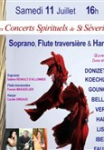 Soprano, flute traversière & harpe