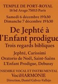 De Jephté à l'Enfant prodigue