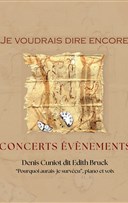 Je voudrais dire encore