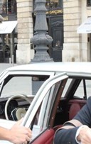 Balade guid�e en voiture - Mercedes 280 SE de 1970 : Paris Rive gauche