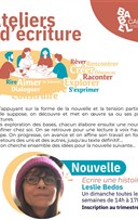 Ateliers Ecriture : Ecrire une nouvelle