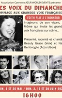 Les voix du dimanche : Edith Piaf  l'honneur