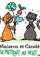Macaron et Canel se mettent au vert !
