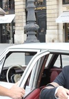 Balade guid�e en voiture - Mercedes 280 SE de 1970 : Paris Rive gauche