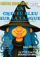 Un cheveu bleu sur la langue