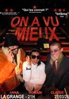 Anna, Romain et Claude dans On a vu mieux