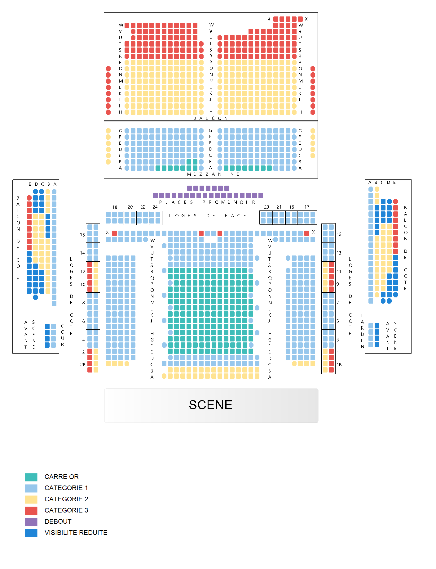 Casino De Paris Plan De Salle Numéroté