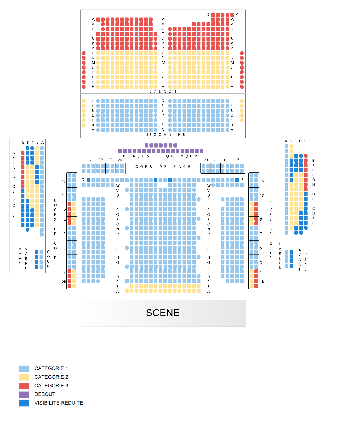 Casino De Paris Plan De Salle Numerote