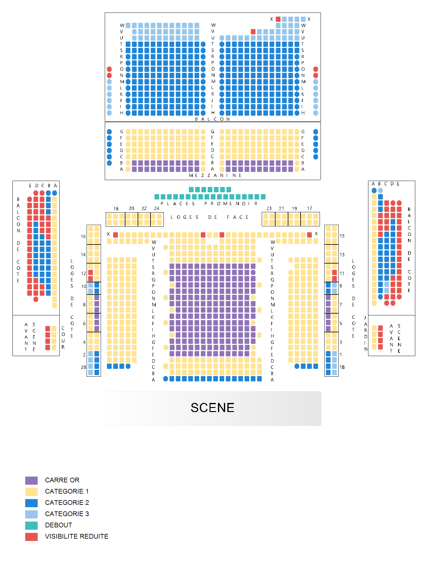 Casino De Paris Plan De Salle Numéroté